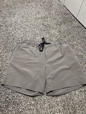 Men’s Chubbies Gray Pull‑On Shorts with Drawstring